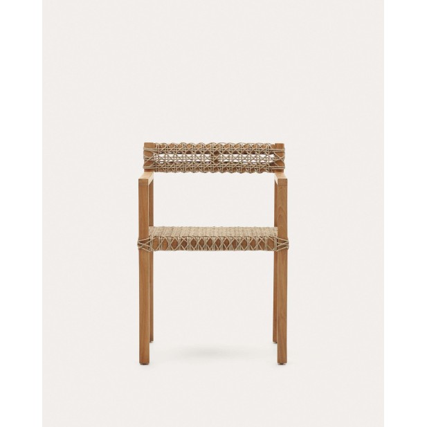 Silla Giverola de madera maciza de teca - Kave Home - J0600039MM46 Silla Giverola de madera maciza de teca - Kave Home - J0600039MM46