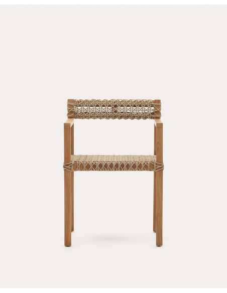Silla Giverola de madera maciza de teca - Kave Home - J0600039MM46