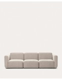 Sofá modular Neom 3 plazas beige 263 cm - Kave Home
