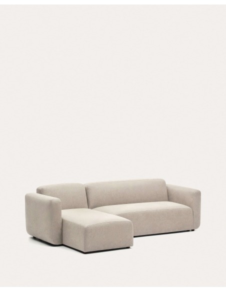Sofá modular Neom 3 plazas chaise longue derecho/izquierdo beige 263cm