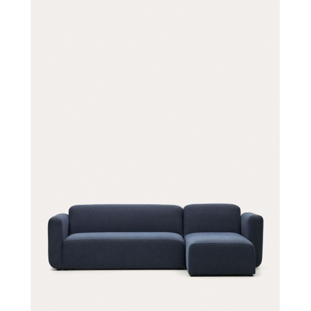 Sofá modular Neom 3 plazas chaise longue derecho/izquierdo azul 263 cm