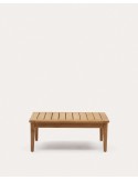 Mesa de centro Portitxol de teca 80 x 80 cm - Kave Home