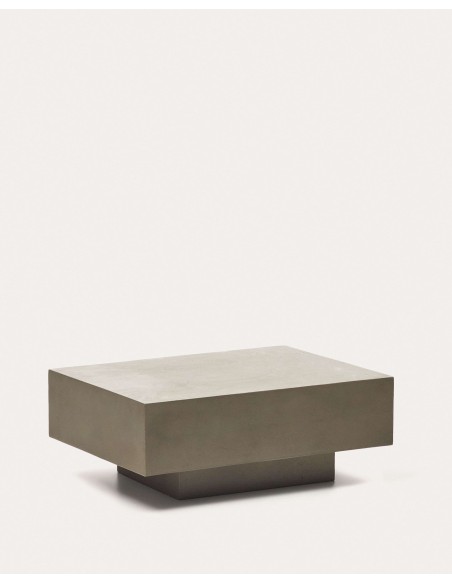 Mesa de centro Rustella de cemento 80 x 60 cm Kave Home - J0300031PR03