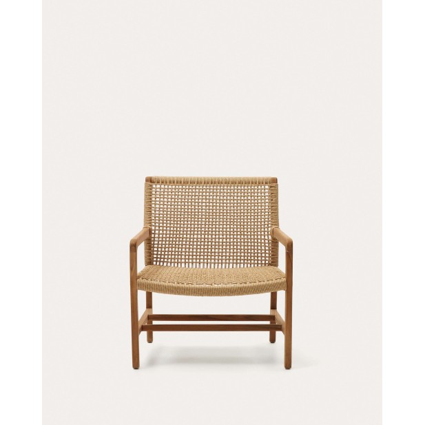 Sillón Sabolla de madera maciza de teca - Kave Home Sillón Sabolla de madera maciza de teca - Kave Home
