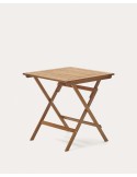 Mesa plegable de exterior Sadirar acacia 70 x 70 cm - Kave Home