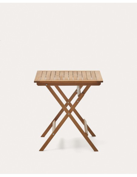 Mesa plegable de exterior Sadirar acacia 70 x 70 cm - J0500001MM43