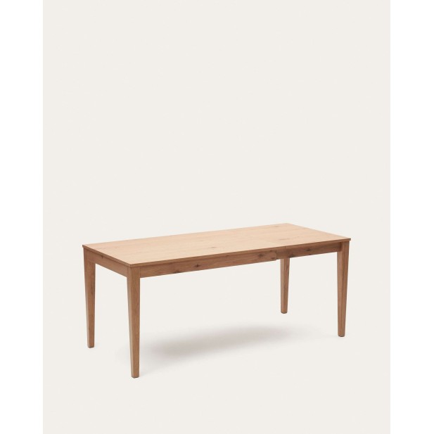 Mesa extensible Yain roble 120 (180) x 80 cm - Kave Home T0200002MM46 Mesa extensible Yain roble 120 (180) x 80 cm - Kave Home T0200002MM46