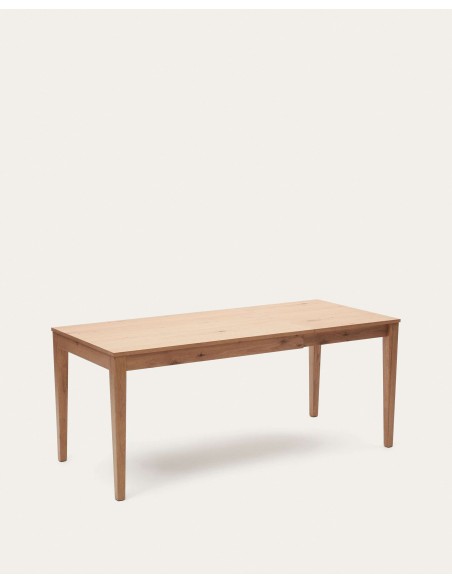Mesa extensible Yain roble 120 (180) x 80 cm - Kave Home T0200002MM46