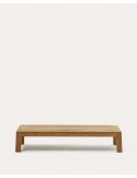 Mesa de centro Forcanera de madera maciza de teca 150 x 71 cm - Kave Home