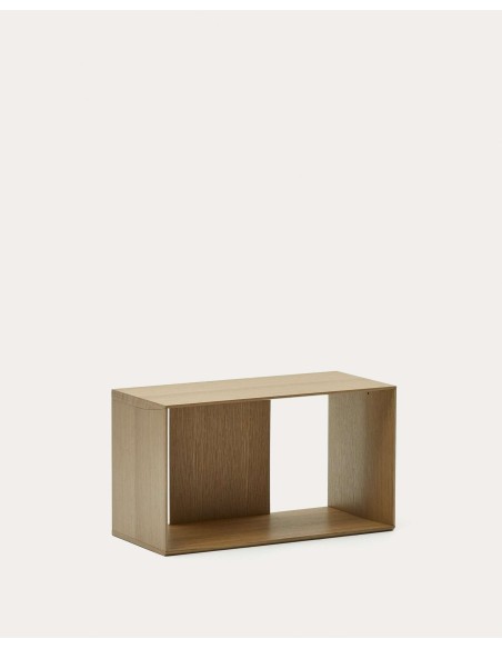 Módulo estantería mediano Litto chapa roble 67x38cm Kave M1400003MM40