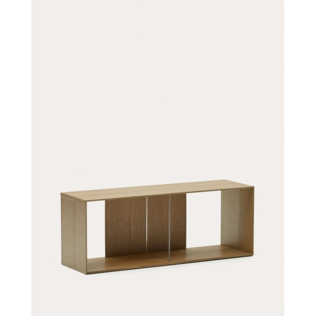 Módulo estantería grande Litto de chapa de roble 101 x 38 cm Kave Home