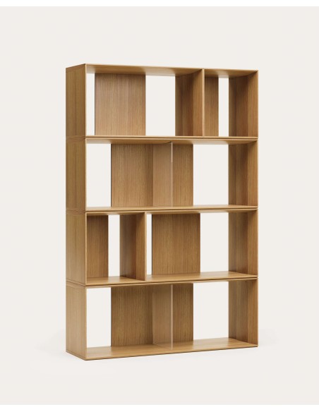 Set Litto de 6 estanterías modulares chapa de roble 10 x152cm - Kave