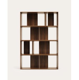 Set Litto de 6 estanterías modulares de chapa de nogal 101 x 152 cm - Kave Home - M1400009MM41. Muebles y decoración de diseño para casas con personalidad