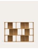 Set Litto de 6 estanterías modulares de chapa de roble 168 x 114 cm - Kave Home