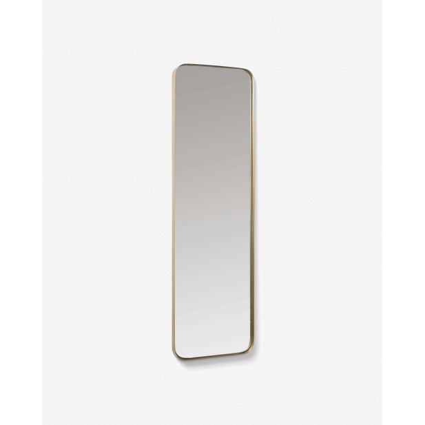 Espejo de pared Marco metal dorado 30 x 100 cm - Kave Home - AA2547R83