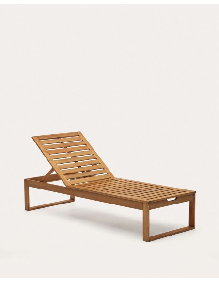 Tumbona de exterior Sulamita acacia - Kave Home - J1300003MM43