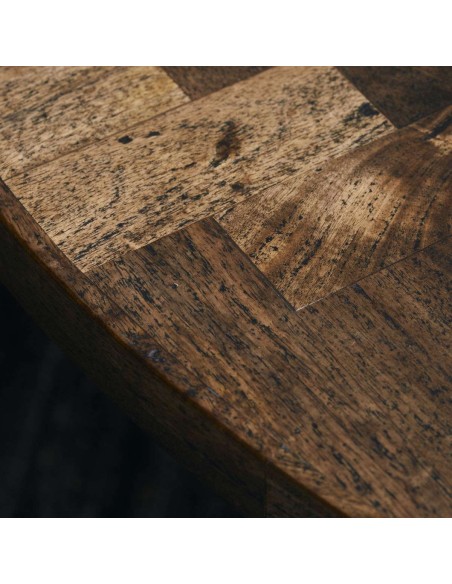 Mesa KANT Ø160 cm de Comedor, Madera Natural / Metal - House Doctor. Vackart