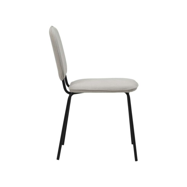 Silla COTON, Algodón Arena / Metal - House Doctor. Vackart