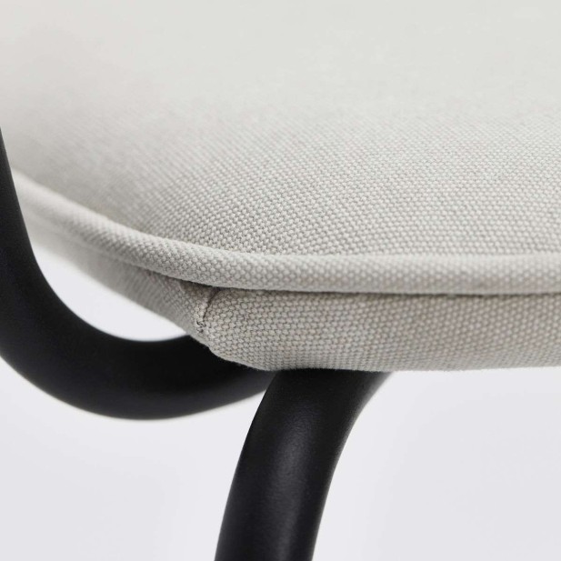 Silla COTON, Algodón Arena / Metal - House Doctor. Vackart