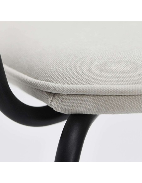 Silla COTON, Algodón Arena / Metal - House Doctor. Vackart