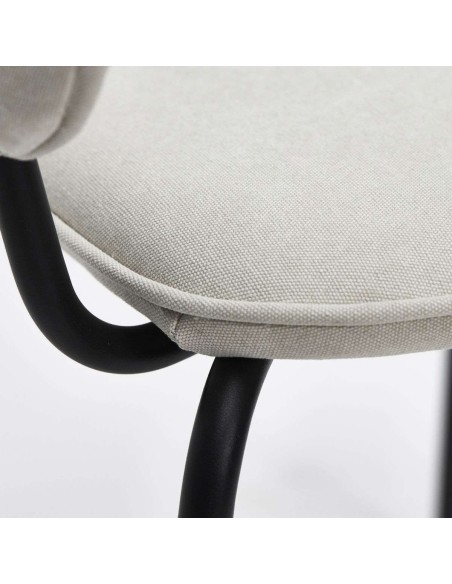 Silla COTON, Algodón Arena / Metal - House Doctor. Vackart