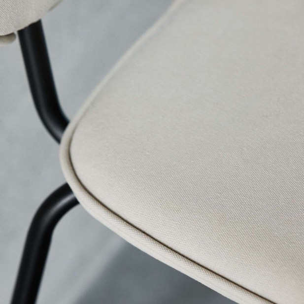 Silla COTON, Algodón Arena / Metal - House Doctor. Vackart