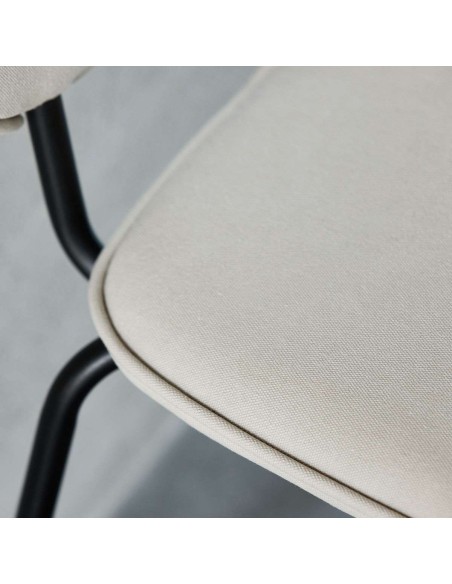 Silla COTON, Algodón Arena / Metal - House Doctor. Vackart