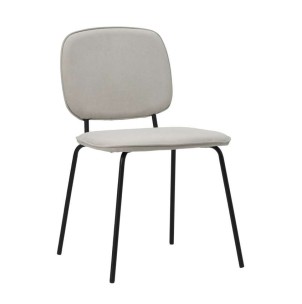 Silla COTON, Algodón Arena / Metal - House Doctor. Las modernas y exclusivas sillas de diseño nórdico de House Doctor en Vackart, tu tienda de diseño online.