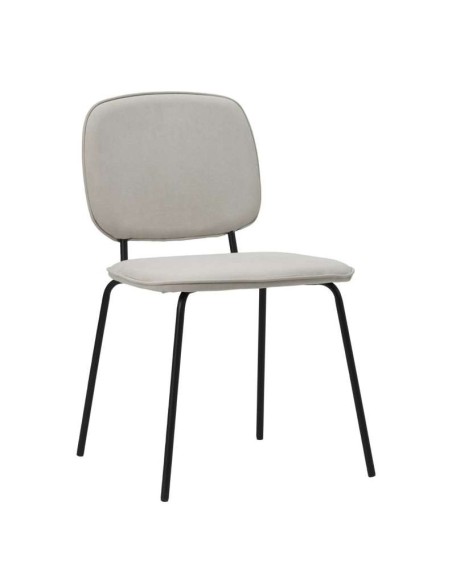 Silla COTON, Algodón Arena / Metal - House Doctor. Vackart