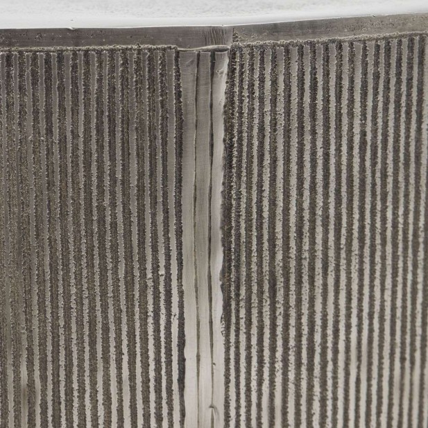 Mesa de Centro ROTA Ø50x50 cm, Metal Plata - House Doctor. Vackart