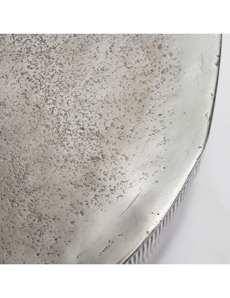 Mesa de Centro ROTA Ø50x50 cm, Metal Plata - House Doctor. Vackart