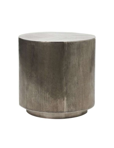 Mesa de Centro ROTA Ø50x50 cm, Metal Plata - House Doctor. Vackart