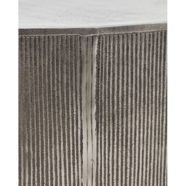 Mesa de Centro ROTA Ø50x35 cm, Metal Plata - House Doctor. Vackart