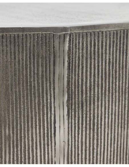 Mesa de Centro ROTA Ø50x35 cm, Metal Plata - House Doctor. Vackart