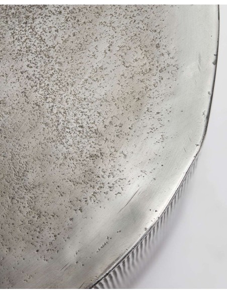 Mesa de Centro ROTA Ø50x35 cm, Metal Plata - House Doctor. Vackart