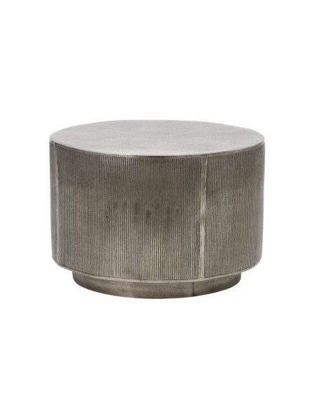 Mesa de Centro ROTA Ø50x35 cm, Metal Plata - House Doctor. Vackart