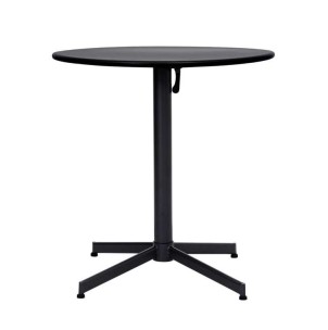 Mesa HELO Ø70 cm de Comedor, Metal Negro - House Doctor. Vackart
