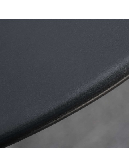 Mesa HELO Ø70 cm de Comedor, Metal Negro - House Doctor. Vackart