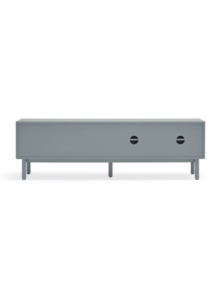 Mueble TV CORVO 180 cm, DM Gris Perla / Chapa Roble - Teulat. Vackart