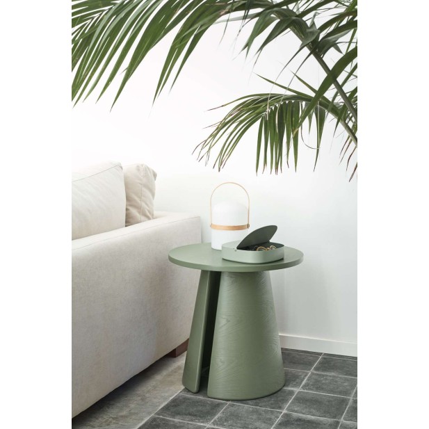 Mesa Auxiliar CEP Ø50 cm, DM / Fresno Verde - Teulat. Vackart Mesa Auxiliar CEP Ø50 cm, DM / Fresno Verde - Teulat. Vackart