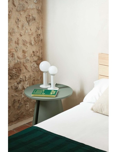 Mesa Auxiliar CEP Ø50 cm, DM / Fresno Verde - Teulat. Vackart