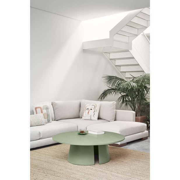 Mesa de Centro CEP Ø110 cm, DM / Fresno Verde - Teulat. Vackart Mesa de Centro CEP Ø110 cm, DM / Fresno Verde - Teulat. Vackart