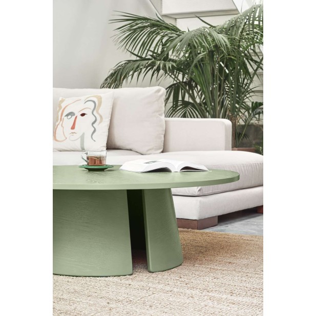 Mesa de Centro CEP Ø110 cm, DM / Fresno Verde - Teulat. Vackart Mesa de Centro CEP Ø110 cm, DM / Fresno Verde - Teulat. Vackart