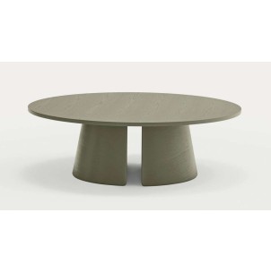 Mesa de Centro CEP Ø110 cm, DM / Fresno Verde - Teulat. Las modernas y más exclusivas mesas de diseño nórdico, solo en Vackart tu tienda de diseño online.