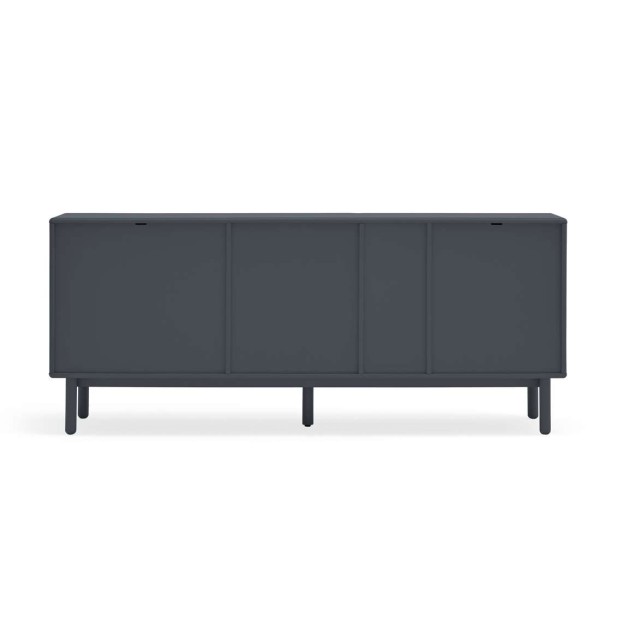 Aparador CORVO 180x40 cm, DM Gris Antracita / Roble - Teulat. Vackart