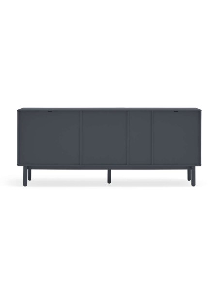 Aparador CORVO 180x40 cm, DM Gris Antracita / Roble - Teulat. Vackart