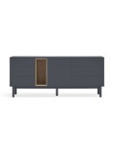 Aparador CORVO 180x40 cm, DM Gris Antracita / Roble - Teulat