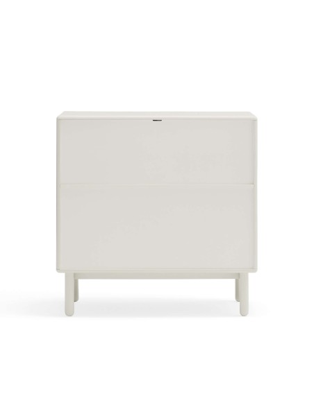 Cómoda CORVO 90x40 cm, DM Crema / Roble - Teulat. Vackart