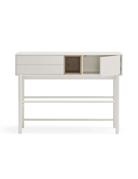 Consola CORVO 120x35 cm, DM Crema / Roble - Teulat. Vackart