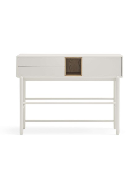 Consola CORVO 120x35 cm, DM Crema / Roble - Teulat. Vackart